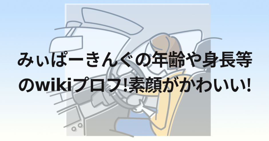 みぃぱーきんぐの年齢や身長等のwikiプロフ!素顔がかわいい!