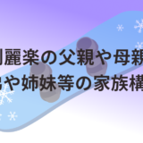 岩渕麗楽の父親や母親!兄弟や姉妹等の家族構成!